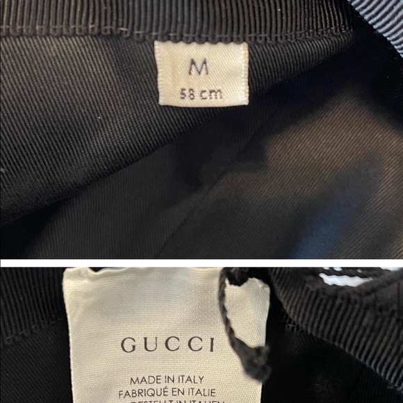 Gucci GG baseball cap size medium 38 - Picture 3 of 4